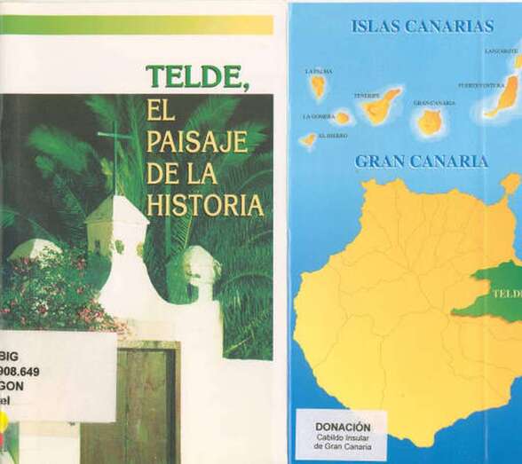 Portada del folleto turístico Telde, el paisaje de la historia (Foto TA)